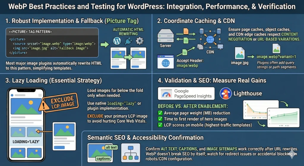 Best Practices and Testing Infographic