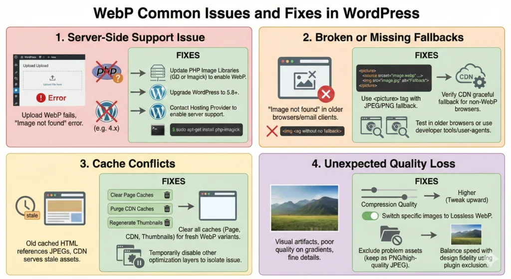 Common Issues and Fixes Infographic