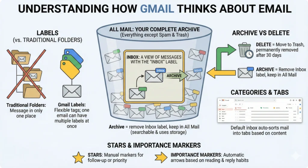 Understand How Gmail Thinks About Email Infographic