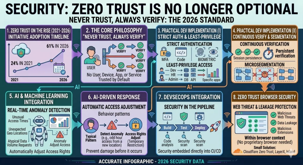 Security Zero Trust Is No Longer Optional Infographic