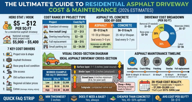 Smart Savings Asphalt Paving Cost Per Square Foot