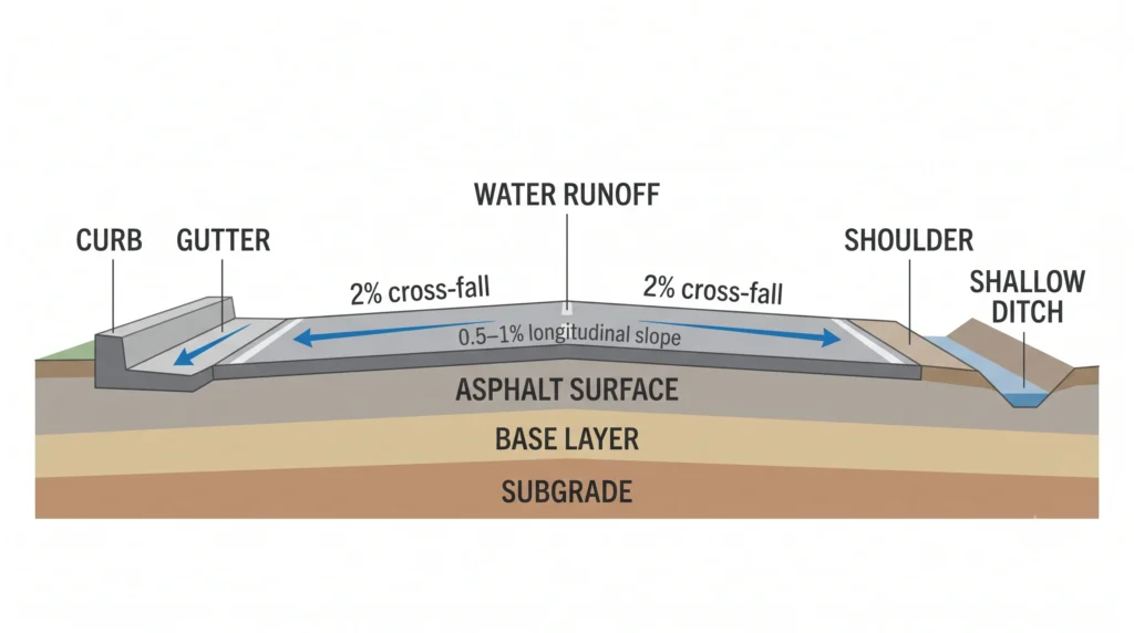 Proven Slopes for Reliable Asphalt Pavement Drainage 1 Proven Slopes for Reliable Asphalt Pavement Drainage