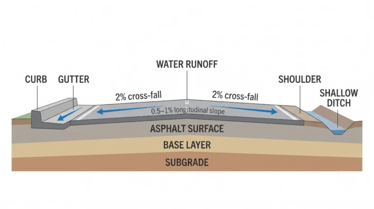 Proven Slopes for Reliable Asphalt Pavement Drainage