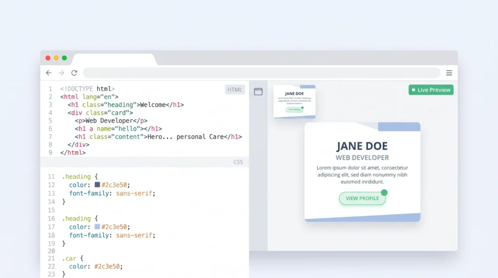 Easy HTML & CSS Practice Online—No Setup Needed