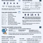 Practical Cron Expression Cheat Sheet & Examples